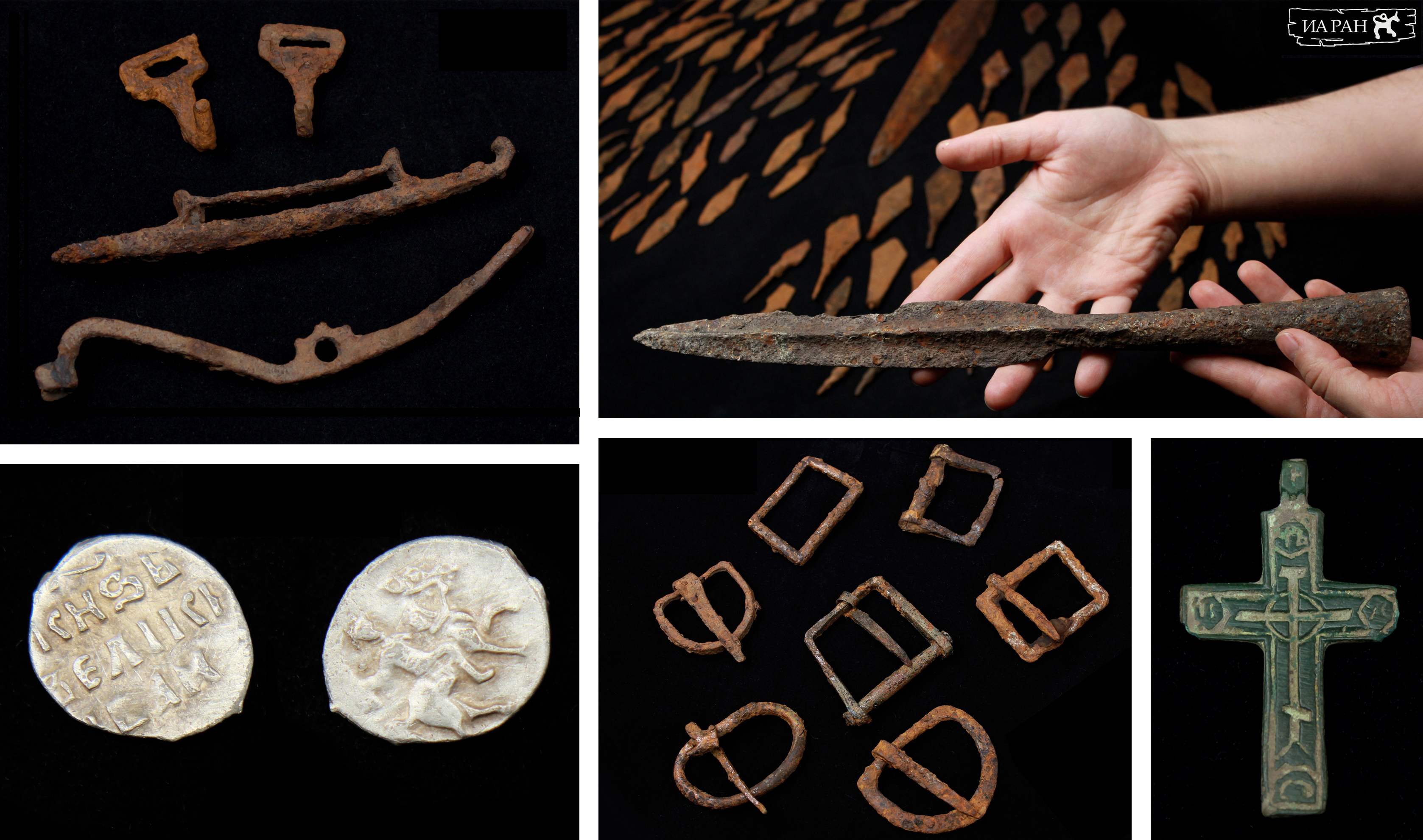 Some of the artifacts found at the site of the Battle of Sudbischen. Photos by Oleg Radyush