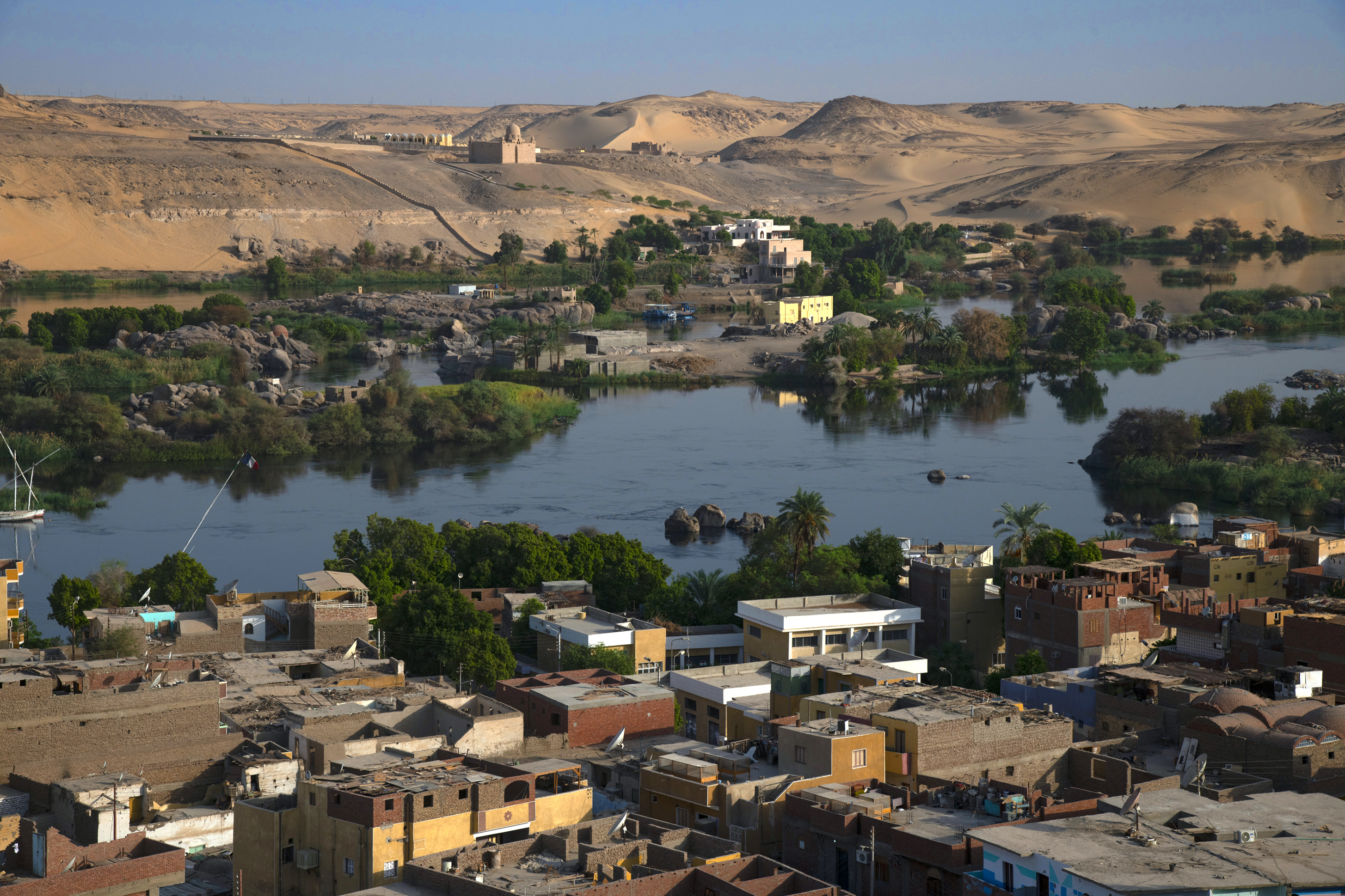 View of Aswan, Egypt. Photo by Scott Bennett