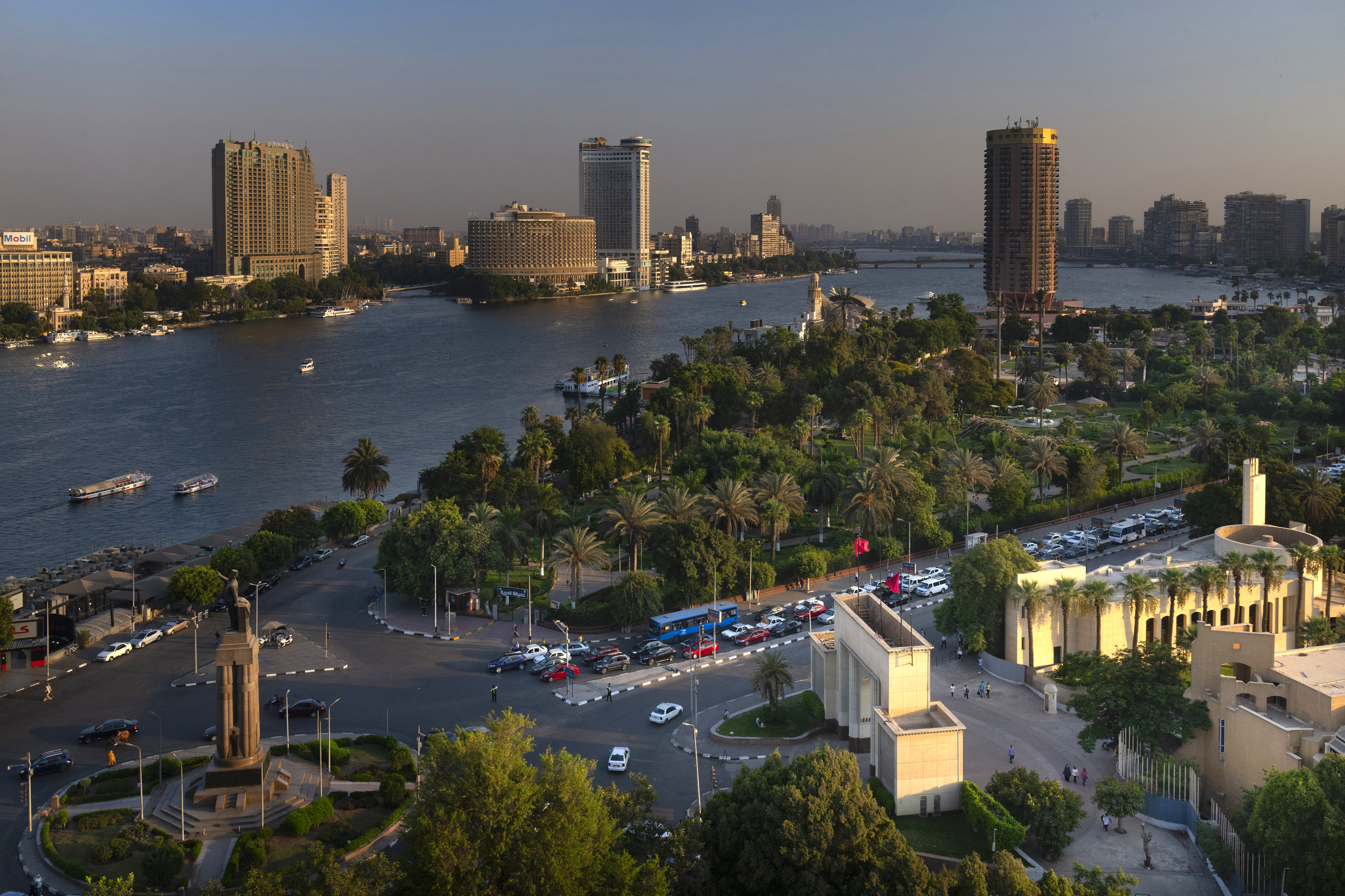 View of Cairo from Zamalek, Egypt. Photo by Scott Bennett