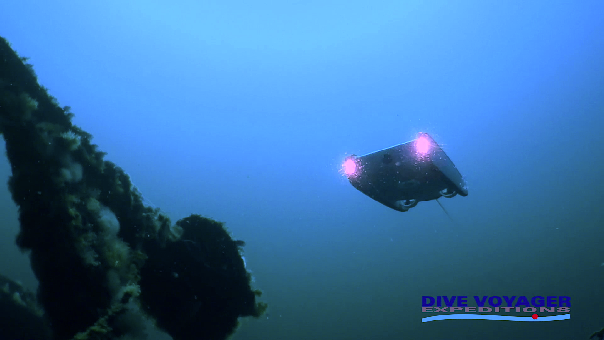 Remotely-operated vehicle. Photo by Maureen Langevin / Dive Voyager Expeditions