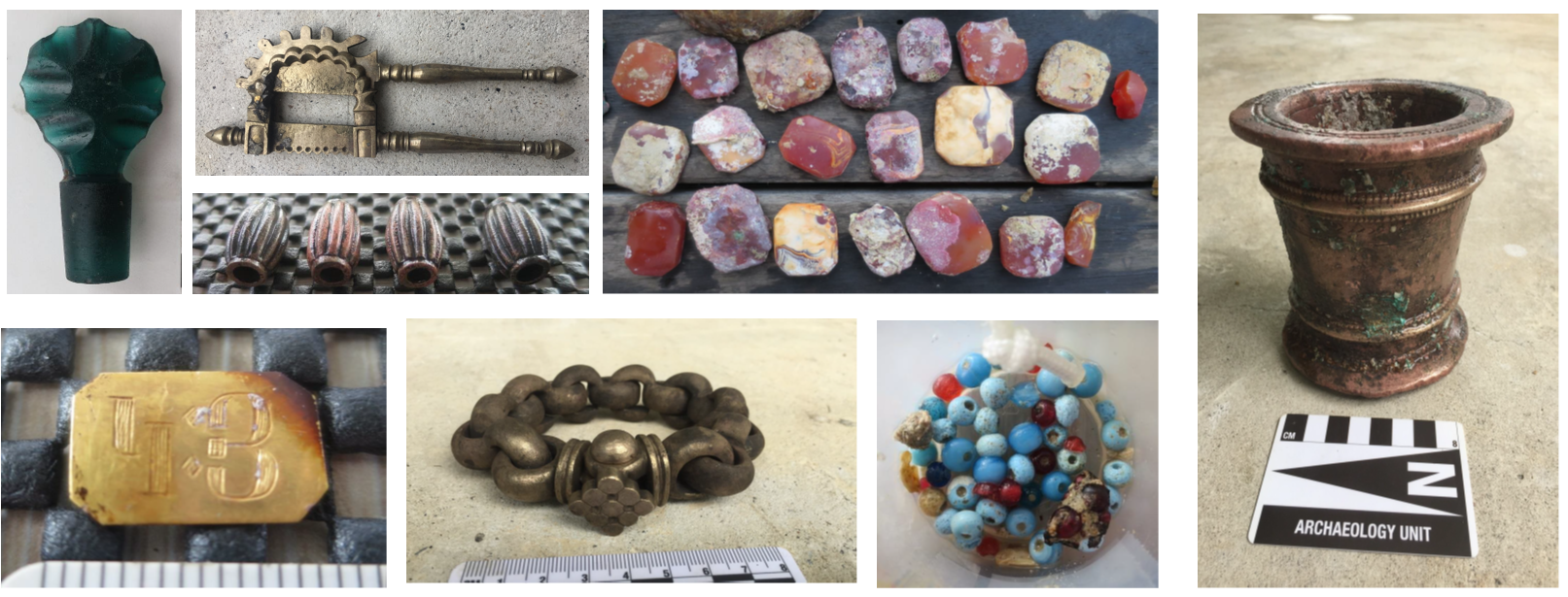Range of artefacts, recovered from Shipwreck 2. Photo credit: ISEAS-Yusof Ishak Institute.