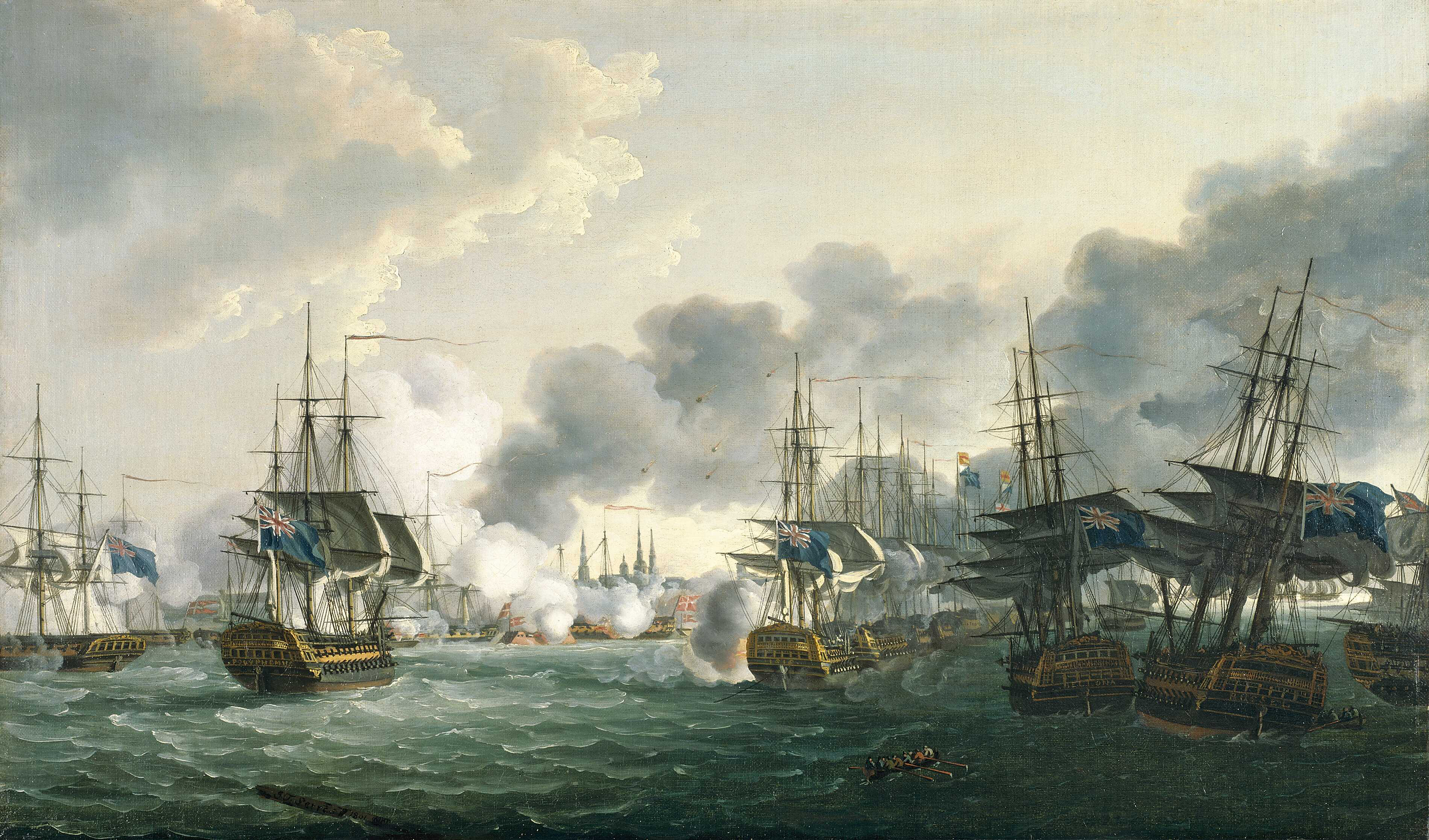 Battle of Copenhagen 1801 (Wikimedia Commons/public domain)