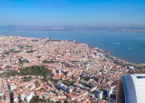 Landing in Lisbon