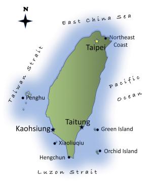 Map of Taiwan (Sofie Hostyn)
