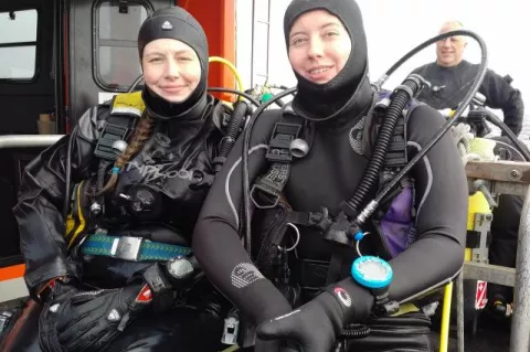Kyarra 100, British wreck diving, two female scuba divers, Rosemary E Lunn, Roz Lunn, XRay Mag, X-Ray Magazine, scuba diving news, dive safety information