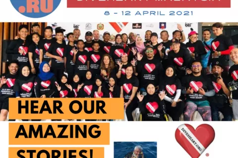 Diveheart partners with Tourism Malaysia for Moscow Dive Show 2021
