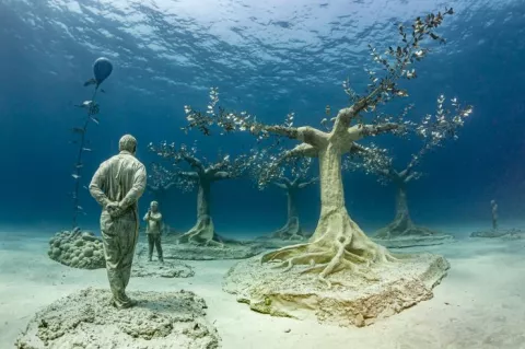 MUSAN, with artworks by Jason deCaires Taylor, in Cyprus