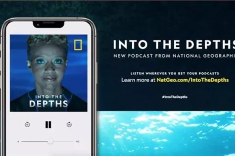 Into the Depths podcasts persented by National Geographic