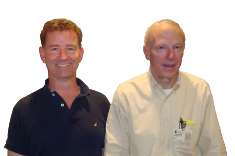 Dr Neal W. Pollock (left) and Dr Richard D. Vann