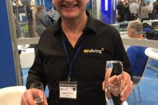 Mark Caney, Martin Parker, Jack Lavanchy, Rosemary E Lunn, Roz Lunn, EUF, European Underwater Federation, Dusseldorf, Boot Show 2018, XRay Mag, X- Ray Magazine, scuba diving awards, diving news