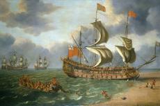 The Wreck of the 'Gloucester' off Yarmouth, 6 May 1682.