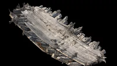 3D model still of 16th century ship found at Dungeness quarry