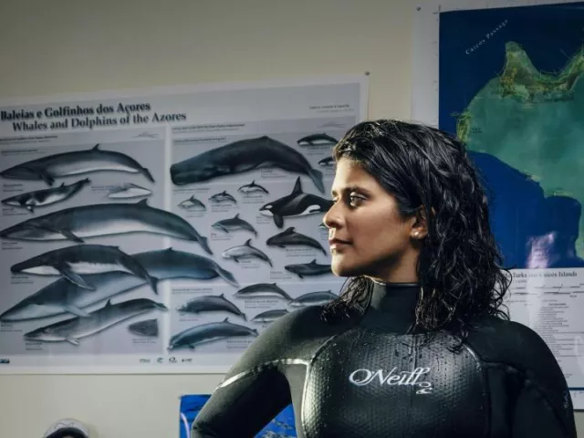 Asha de Vos, Marine Biologist, Ocean Educator, Blue Whales, Sri Lanka, PADI Dive Stories, scuba diving podcast, Rosemary E Lunn, Roz Lunn, XRay Mag, X-Ray Magazine