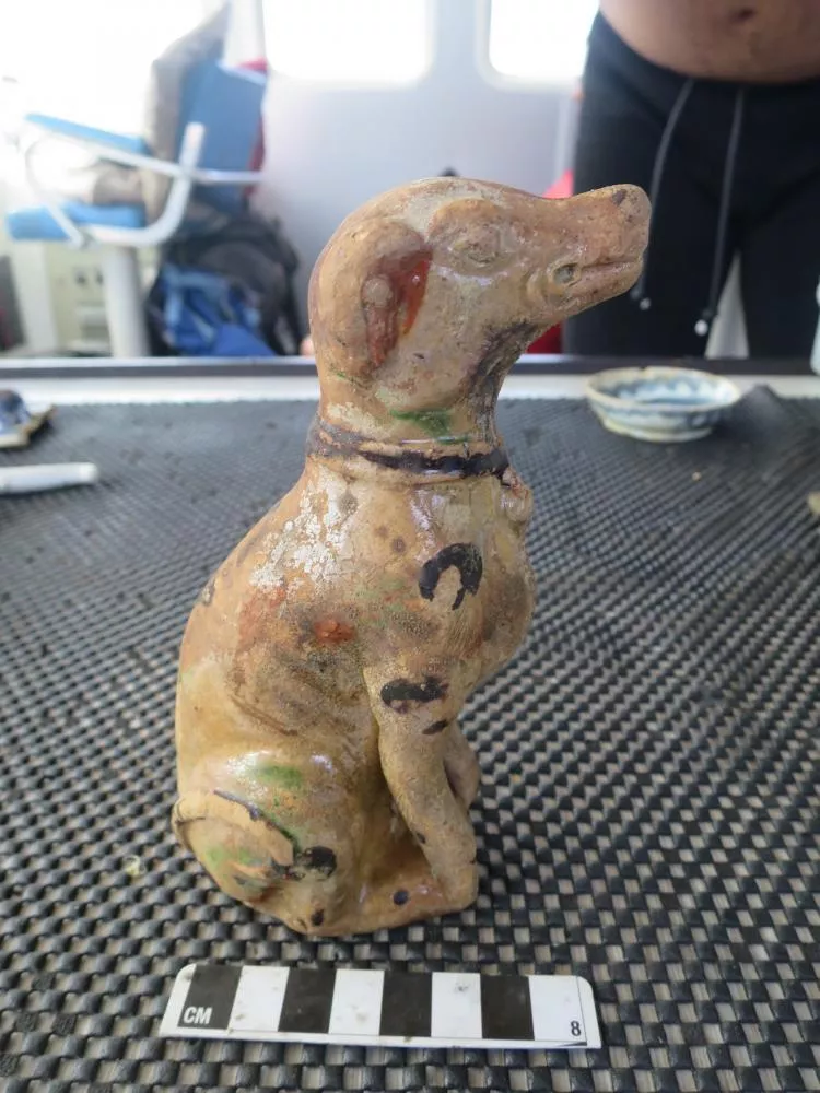 Dog figurine, from Shipwreck 2. Photo credit: ISEAS-Yusof Ishak Institute.