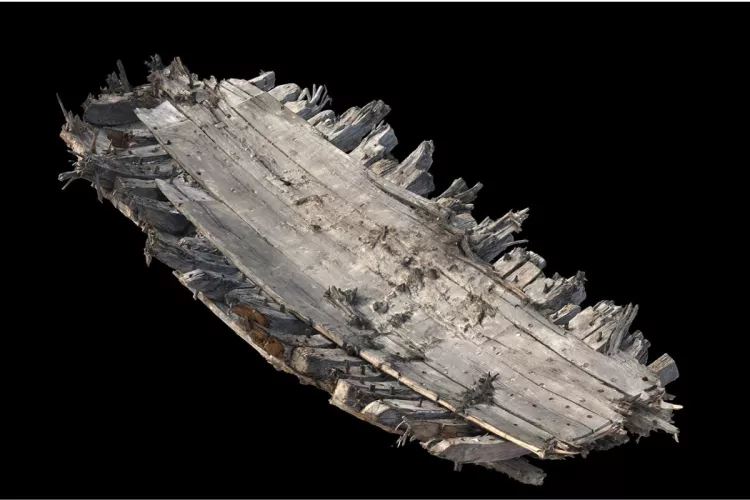 3D model still of 16th century ship found at Dungeness quarry