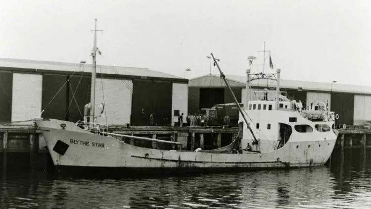The coastal freighter MV Blythe Star capsized off the coast of south-west Tasmania in October 1973.